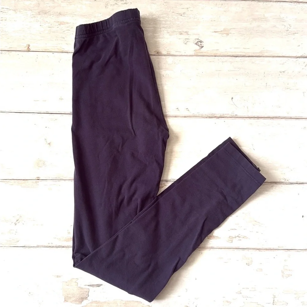 Uniqlo S/M Womens Navy Blue Leggings Waist Size 26/27 Pants Size Small